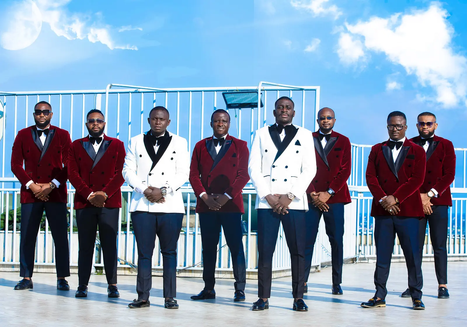Pizaro Studios wedding — Groomsmen