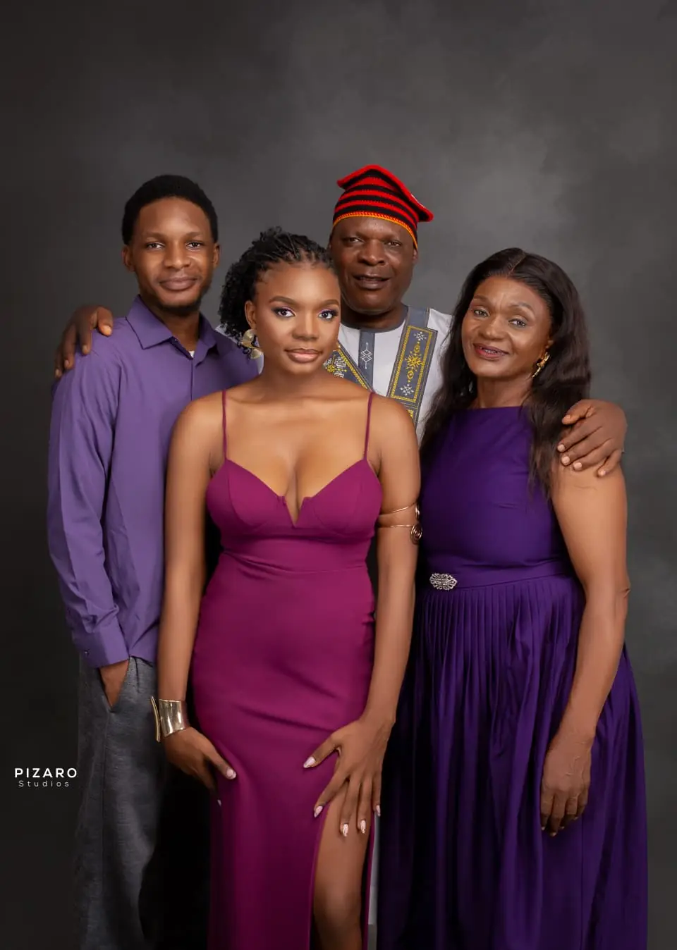 Celebration — Family in Purple | Pizaro Studios birthday & celebration photography
