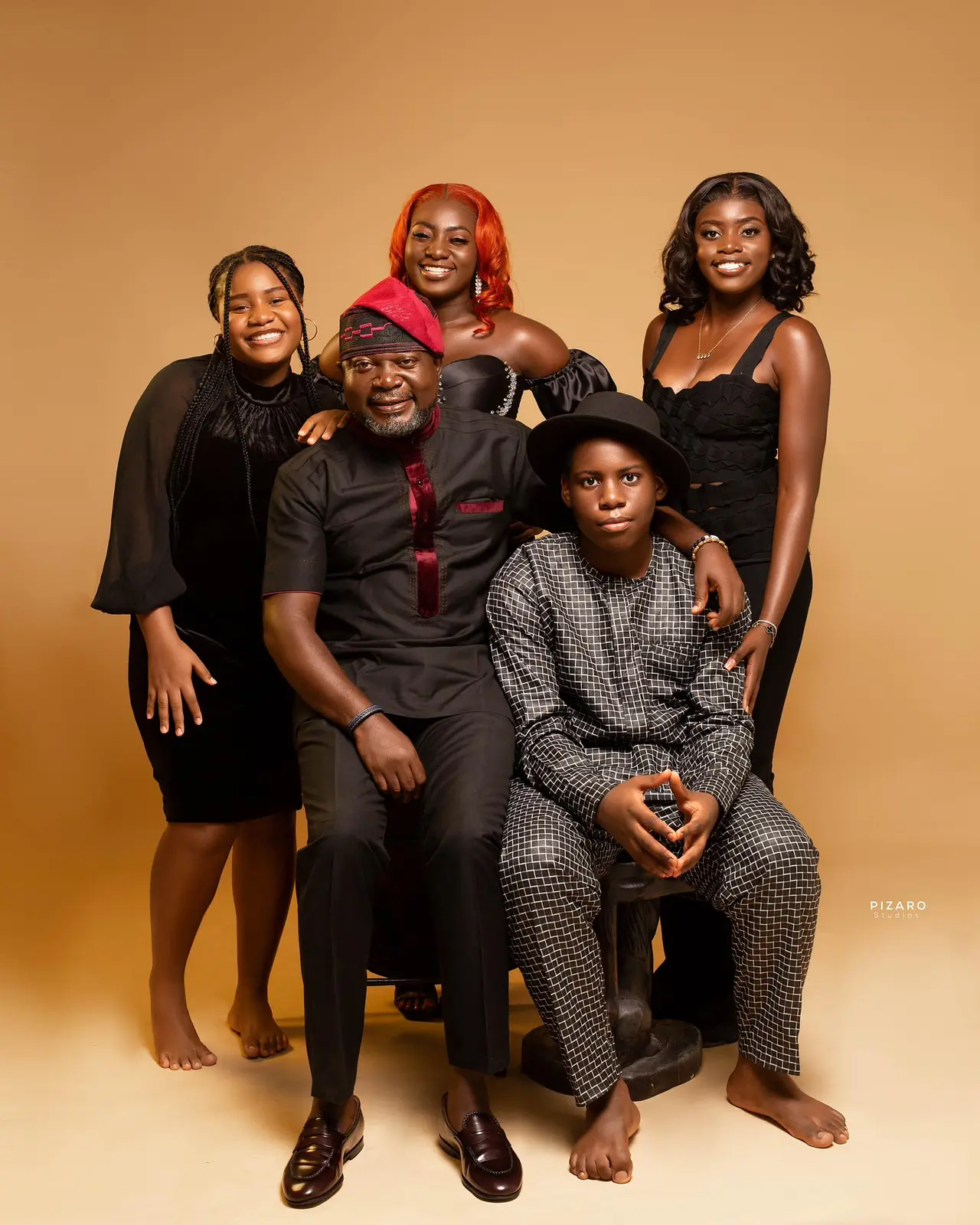 Celebration — Family in Black | Pizaro Studios birthday & celebration photography